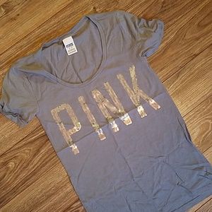 PINK Sequin Tshirt
